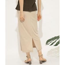 バックスリットIラインスカート