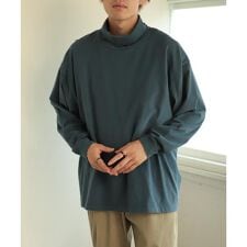 スフレハイネックロングTシャツ