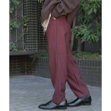 センスオブプレイスバイアーバンリサーチ(SENSE OF PLACE)のウールライクダブルタックテーパードパンツ