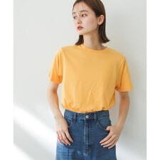 コットンクルーネックTシャツ(半袖)