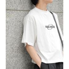 ロゴグラフィックボクシーTシャツ(5分袖)