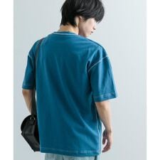 『ユニセックス』ハイショクステッチデザインT(5分袖)