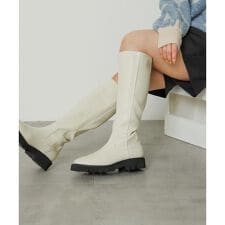 センスオブプレイスバイアーバンリサーチ(SENSE OF PLACE)のトラックソールロングブーツ