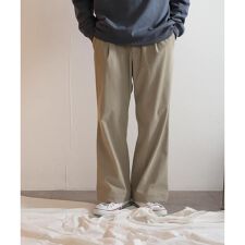 『セットアップ対応』 コーデュロイタックワイドパンツ