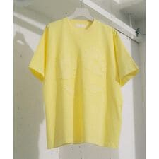 『ユニセックス』フェードポップアートフラワーTシャツ(5分袖)