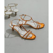 センスオブプレイスバイアーバンリサーチ(SENSE OF PLACE)のエナメルストラップサンダル