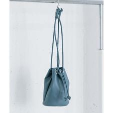 フェイクレザー2WAYキンチャクバッグ