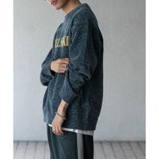 モールロゴグラフィックニット