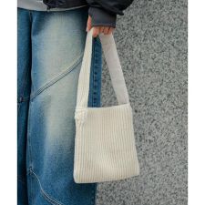 ニットスクエアバッグ