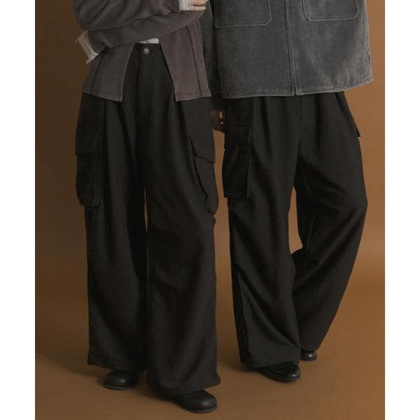 Y's ワイズ ワイド フレア パンツ ユニセックス Y's ワイズ ワイド フレア パンツ ユニセックス