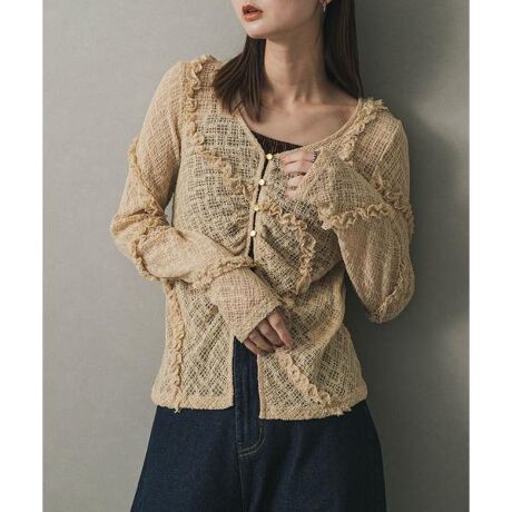 [^ԁFAAA6-21B003]y@ׂȃ[XŖB؂₩VlbNJ[fBKzELk̂郌[XfނŉKȒSnE@ׂȃ[X̃Cƃt炵oEtg̏ȃ{^iȃANZgy₩ȃ[XfނɁAtMU[{ꂽVlbNJ[fBKB邾ŁA̃X^CƉ؂₩Ȉۂɕς܂By2025 Autumn^Winterzy25AWz̏íAfނ̓A̍ۂɑ̏k݂鋰ꂪ܂BB̑fނ́AC⊾EJɔGꂽԂł̎gpɂÄߗɐFڂꍇ܂̂ŁA[ɂӂB̑舵Ɋւ܂ẮAiɕt̃AeV^OBd : 190gi摜́A̓p\RȂǂ̉{ɂAۂ̐FƈقȂČꍇ܂B\߂Bi̐F̖ڈ́AiP̂̉摜QƂBCɓo^̂߁Cɓo^íA}Cy[WɂČ݂̉i݌ɏ󋵂̊mF\łB Xg̊Ǘɐ񂲗pBfފ : Lk : ₠藠n : Ȃ : Ȃ|Pbg : Ȃ