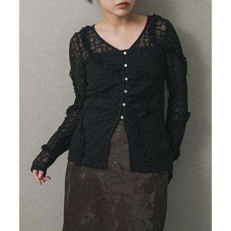 [^ԁFAAA6-21B003]y@ׂȃ[XŖB؂₩VlbNJ[fBKzELk̂郌[XfނŉKȒSnE@ׂȃ[X̃Cƃt炵oEtg̏ȃ{^iȃANZgy₩ȃ[XfނɁAtMU[{ꂽVlbNJ[fBKB邾ŁA̃X^CƉ؂₩Ȉۂɕς܂By2025 Autumn^Winterzy25AWz̏íAfނ̓A̍ۂɑ̏k݂鋰ꂪ܂BB̑fނ́AC⊾EJɔGꂽԂł̎gpɂÄߗɐFڂꍇ܂̂ŁA[ɂӂB̑舵Ɋւ܂ẮAiɕt̃AeV^OBd : 190gi摜́A̓p\RȂǂ̉{ɂAۂ̐FƈقȂČꍇ܂B\߂Bi̐F̖ڈ́AiP̂̉摜QƂBCɓo^̂߁Cɓo^íA}Cy[WɂČ݂̉i݌ɏ󋵂̊mF\łB Xg̊Ǘɐ񂲗pBfފ : Lk : ₠藠n : Ȃ : Ȃ|Pbg : Ȃ