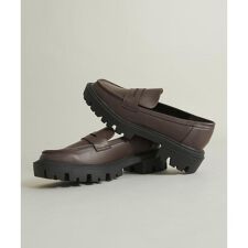 センスオブプレイスバイアーバンリサーチ(SENSE OF PLACE)のトラックソールコインローファー