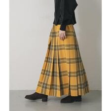 センスオブプレイスバイアーバンリサーチ(SENSE OF PLACE)のチェックプリーツスカート