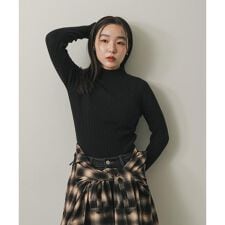 センスオブプレイスバイアーバンリサーチ(SENSE OF PLACE)の『一部WEB限定カラー』『毛玉防止』ストレッチリブハイネックセーター