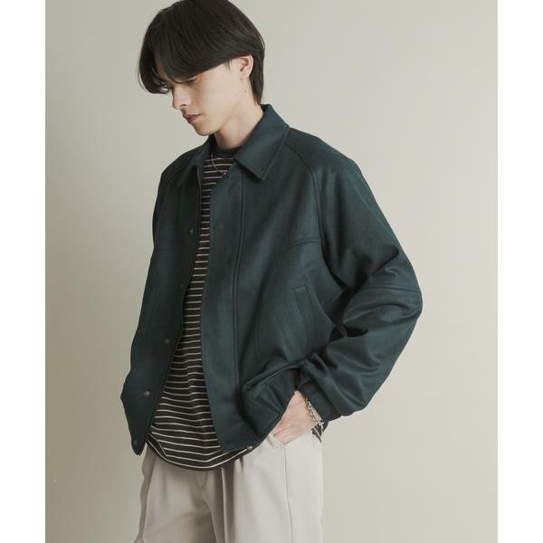 ユニセックス』ツイルスエードタッチZIPブルゾン | センスオブプレイス