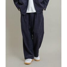 センスオブプレイスバイアーバンリサーチ(SENSE OF PLACE)のブロックコーデュロイワイドスラックス