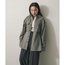 センスオブプレイスバイアーバンリサーチ(SENSE OF PLACE)のウールライクオーバーシャツ