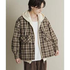 ヘビーネルチェックシャツジャケット