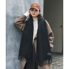 カシミヤミックスウールストール