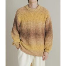 『ユニセックス』ブークレグラデーションニット