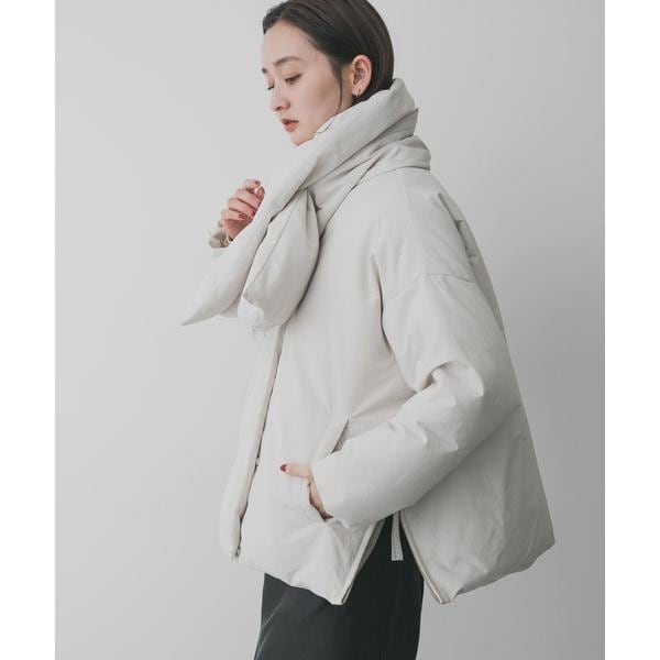 アーバンリサーチ　マフラー付きシームレスダウン SENSE OF PLACE by URBAN RESEARCH（センスオブプレイスバイアーバン