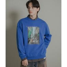 センスオブプレイスバイアーバンリサーチ(SENSE OF PLACE)のCity graphic crew-neck Sweat