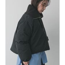 ビッグカラーショートパフジャケット