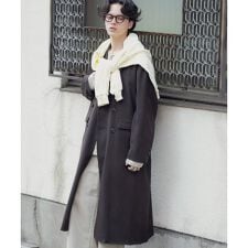 ダブルブレストロングコート