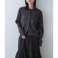 『洗濯可』コバナシシュウカーディガン