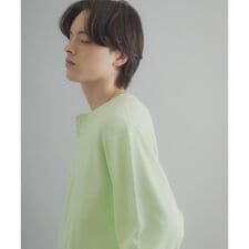 ワッフルヘンリーネックロングTシャツ