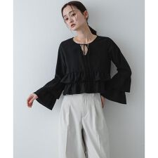 ダブルフリルブラウス