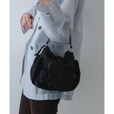 『撥水』ポケットデザインナイロンバッグ