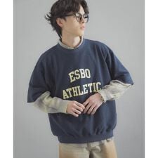 カレッジスウェットショートスリーブTシャツ