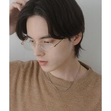 リムレスサングラス