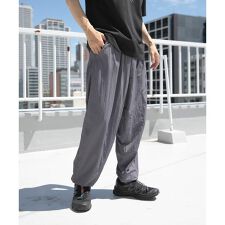 『撥水/イージーケア/接触冷感/UVカット』ナイロン イージー ジョグパンツ