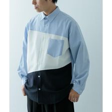 Diagonal Switch 長袖シャツ