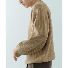 アイテムズ アーバンリサーチ(ITEMS URBAN RESEARCH)のマシンウォッシャブル バーズアイ クルーニット