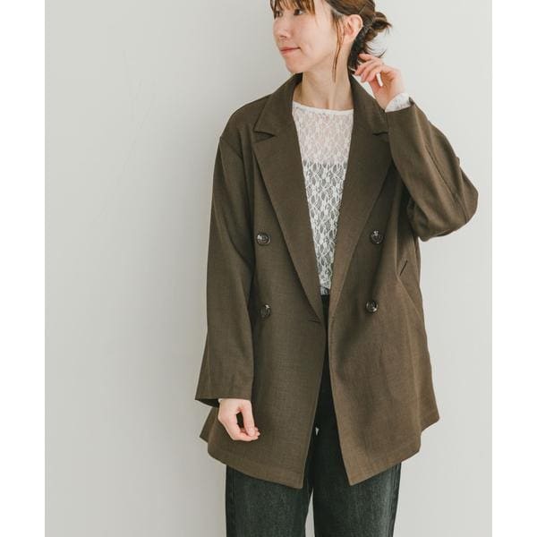 r*n様 ADAMETROPÉアダムエロペテーラードジャケットサステナブルガウン ADAM ET ROPE' FEMME - ADAM ET ROPÉ FEMME【サステナブル