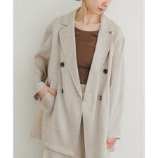 アイテムズ アーバンリサーチ(ITEMS URBAN RESEARCH)のリネンライクジャケット