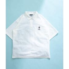 アイテムズ アーバンリサーチ(ITEMS URBAN RESEARCH)のTeddy Bear ワンポイント刺繍ポロシャツ