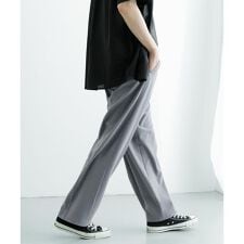 『セットアップ対応』ウォッシャブル×クールタッチTRストレートパンツ