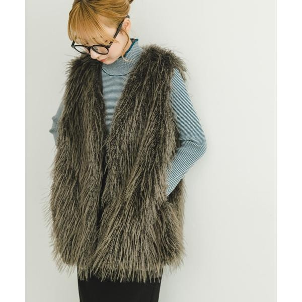URBAN RESEARCHファーベスト アイテムズ アーバンリサーチ ITEMS URBAN RESEARCH フェイクファー