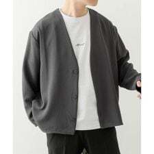 ドライタッチカーディガン+刺繍ポンチTシャツセット