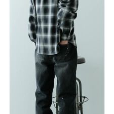 11oz PAINT STRAIGHT DENIM