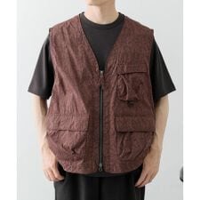 『セットアップ対応』Nylon Paisley Vest