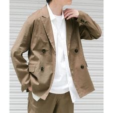 『セットアップ対応』Linen Blend Double Jacket