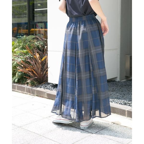 値下不可 日本製 10800円 アーバンリサーチ フレアスカート ネイビー URBAN RESEARCH DOORS（アーバンリサーチドアーズ） スカート 「仁村紗