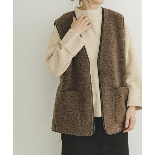 【新品】DOUX ARCHIVES ドゥアルシーヴ　リバーシブルダウンベスト ドゥ アルシーヴ DOUX ARCHIVES リバーシブルタフタダウンベスト