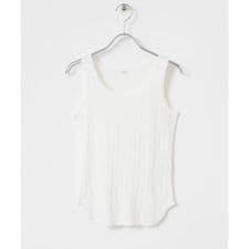 アイテムズ アーバンリサーチ(ITEMS URBAN RESEARCH)のクールコットンリブタンクトップ